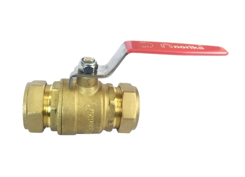 Brass Full Bore Ball Valve With Compression End Norika Bathroom And Sanitary Singapore